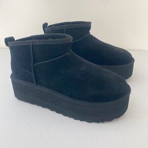 New Ugg Classic Ultra Mini Platform Boots Shoes Black
